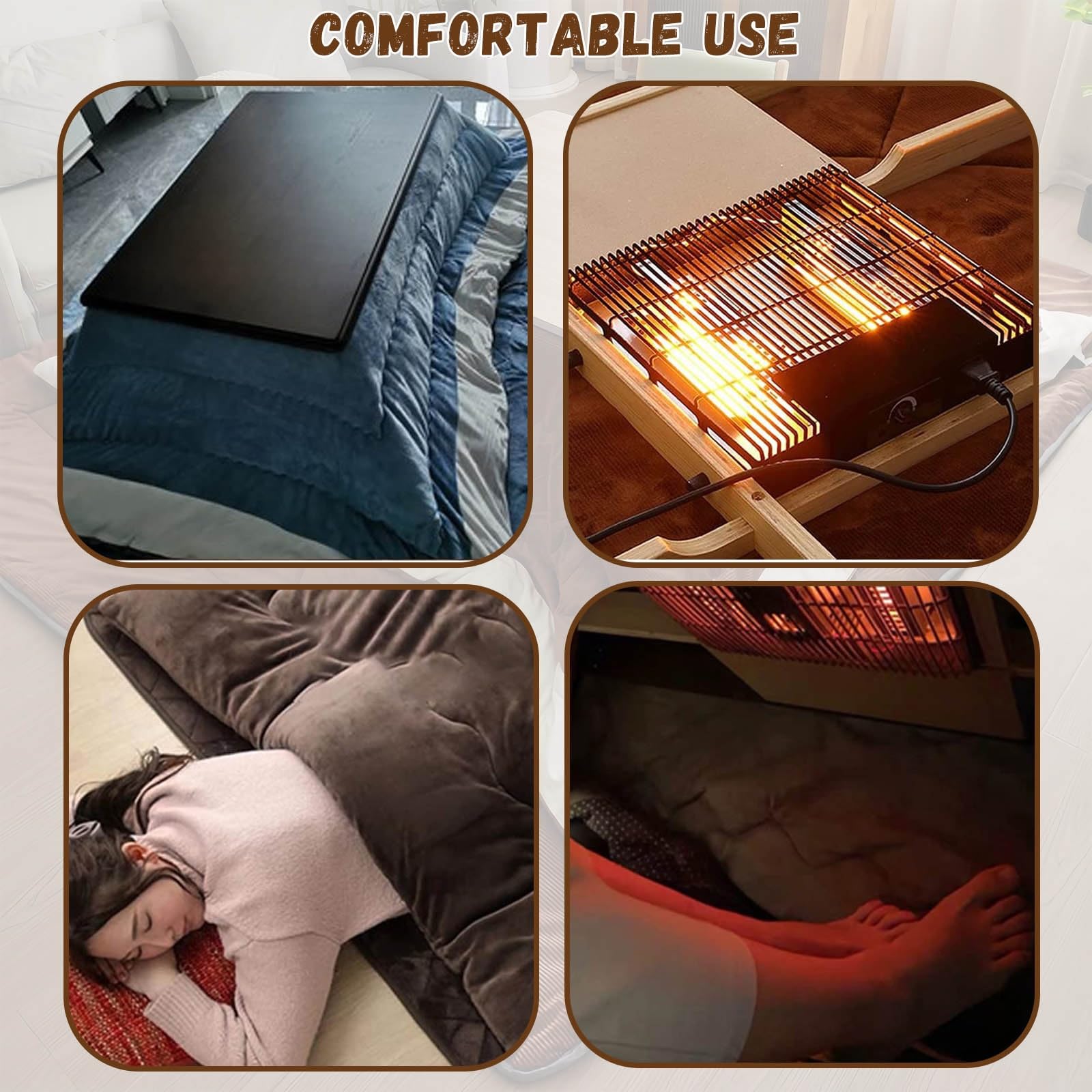 Amazon.com: Kotatsu Table with Heater and Blanket, Japanese Heated Amazon.com: Kotatsu Table with Heater and Blanket, Japanese Heated