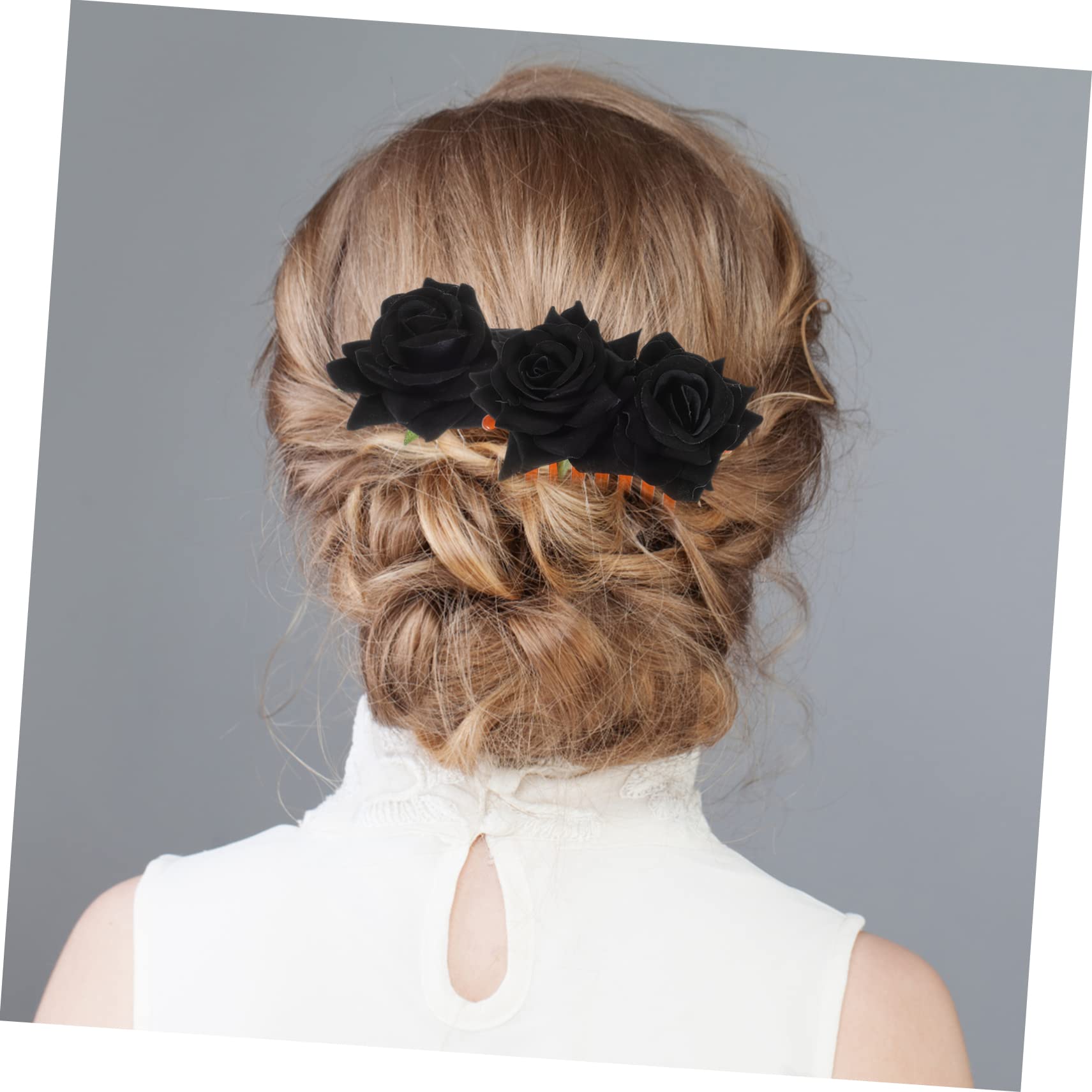 FRCOLOR 4sätze Hochzeits Haarschmuck Mit Künstlichen Rosen Haarklammern Und Clip Kamm Für Braut Brautjungfern Elegante Haaraccessoires Für Besondere Anlässe