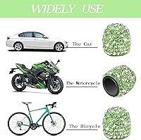 Vista 48 de Tapas de vástago de válvula de neumático de automóvil, 4 tapas universales para válvulas de aire de neumáticos, tapas de válvulas de neumáticos