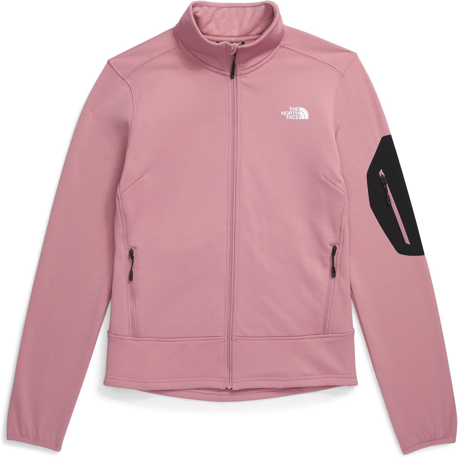 The North Face Women's Mistyescape Fleece, Mauve/TNF Black, Large