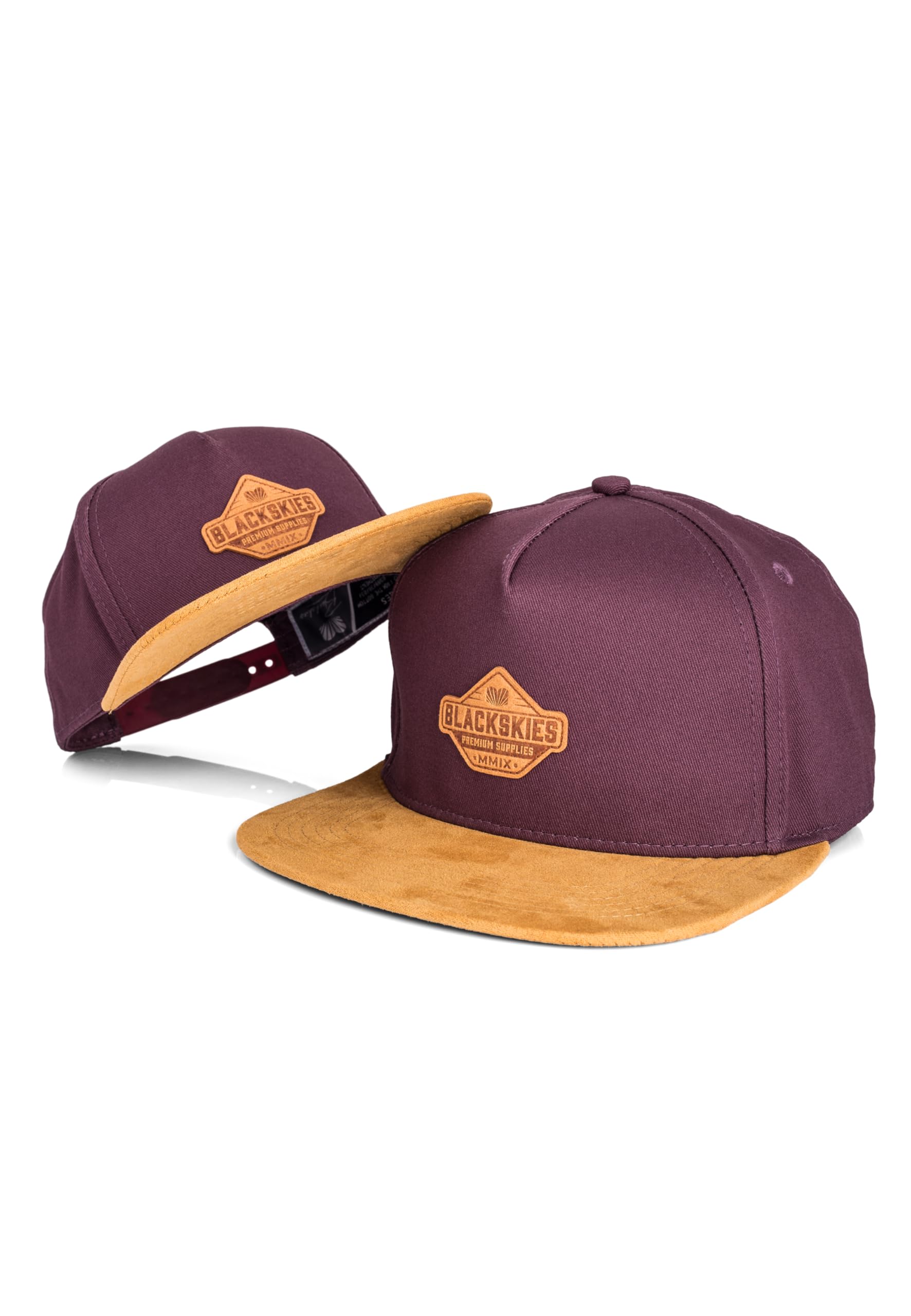 Blackskies Essentials Czapka Snapback - 2-częściowy zestaw rodzic dziecko - pasująca czapka z daszkiem ojciec-matka-dziecko prezent mini-ja podkładka tata syn i mama córka