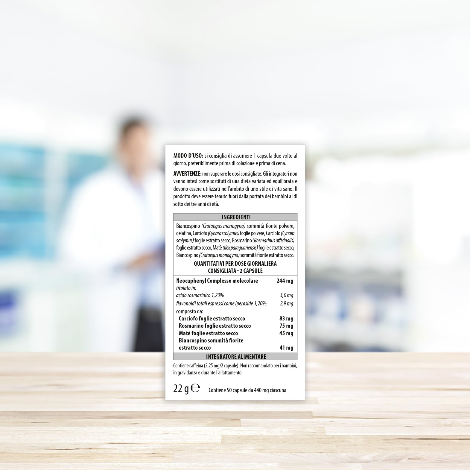 Aboca Epakur Advanced 50 Capsule - Supporta la Salute del Fegato, la Detossificazione e la Digestione con Carciofo. Contribuisce alla Degradazione dei Grassi con Matè