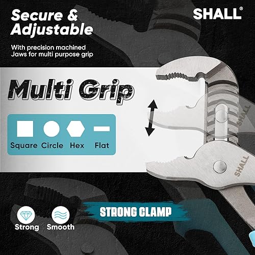 Miniatura 4 de SHALL Juego de alicates para juntas de ranura y mini alicates SHALL