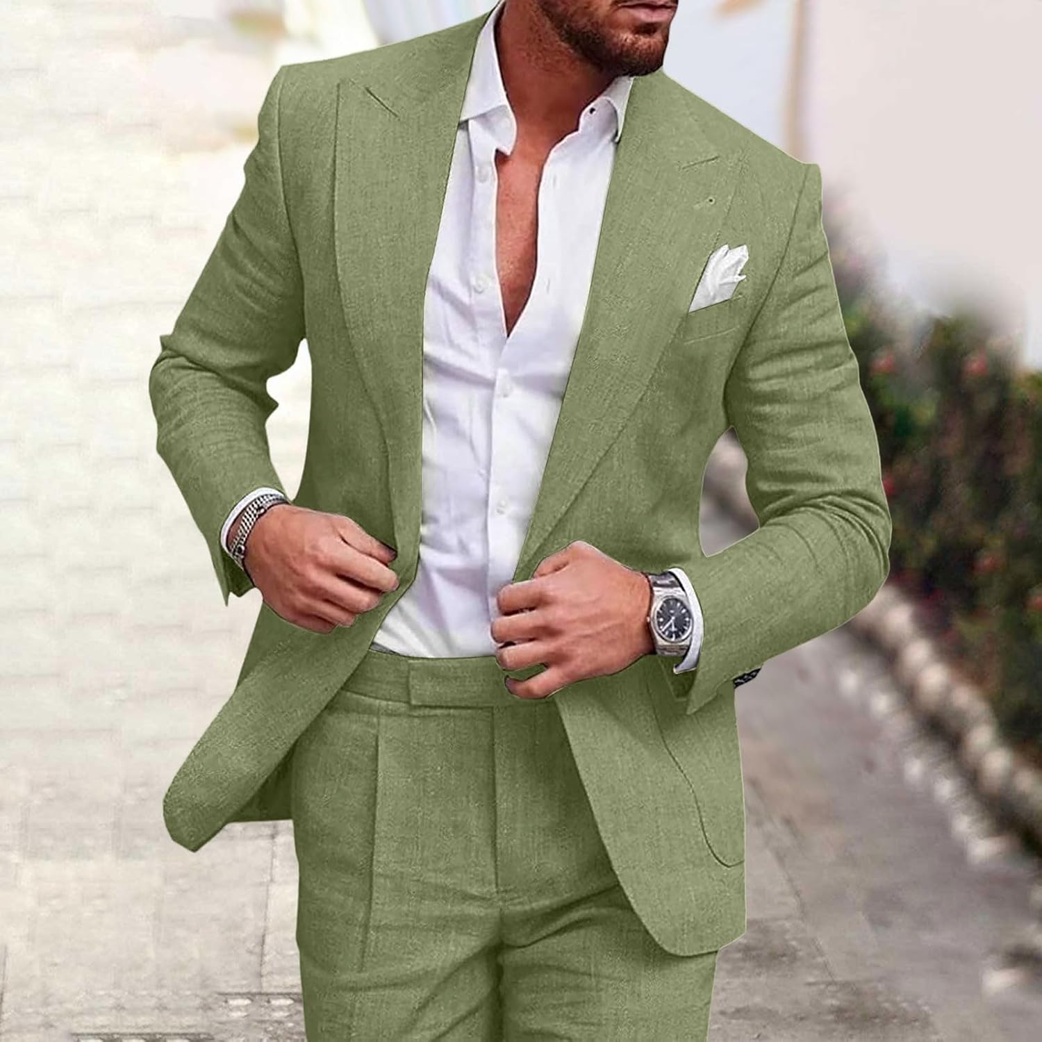 美品 anuans アニュアンス ビジューニットジャケット ピンク