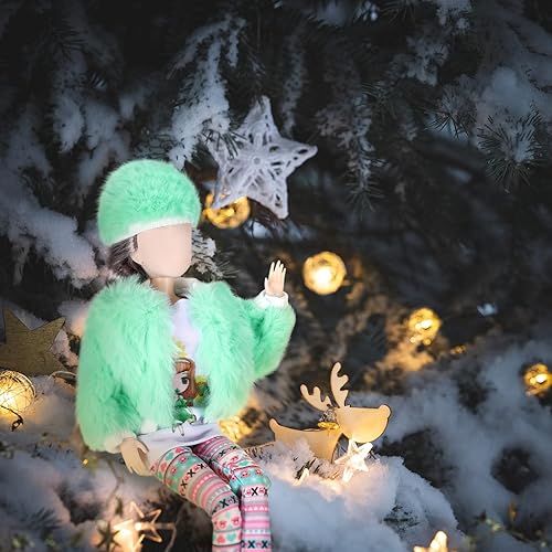 Miniatura 2 de Geyoga Juego de 3 12 piezas de ropa de muñeca y accesorios para muñeca de 12 pulgadas, traje de muñeca de verano, pantalones de muñeca, zapatos,