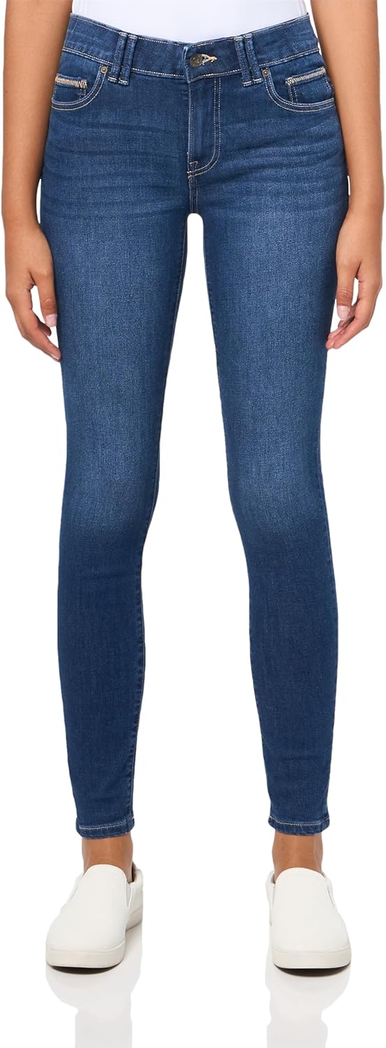 Nautica Womens High Rise Skinny Mid Rise Jeans