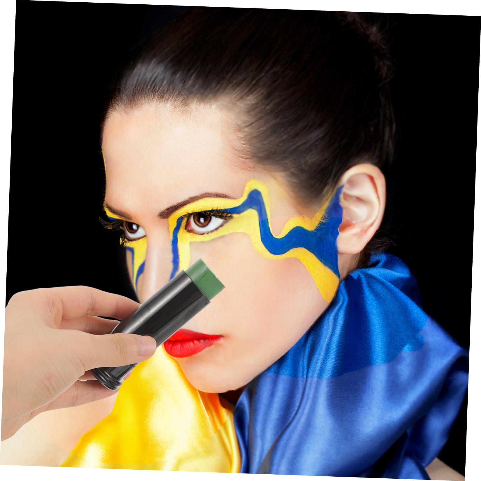 Healeved 15 Piezas Barras de Pintura Facial No Tóxicas para Halloween y Cosplay Kit de Maquillaje para Fiestas Pintura Rápida y Lavable para Diseño Creativo y Decoración de Caras