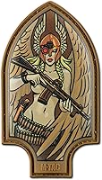 Vista 1 de M-Tac Morale Patch Valkyrie – Parche militar táctico de PVC con cierre de gancho en la parte trasera – Parches para chaleco, mochilas, sombreros
