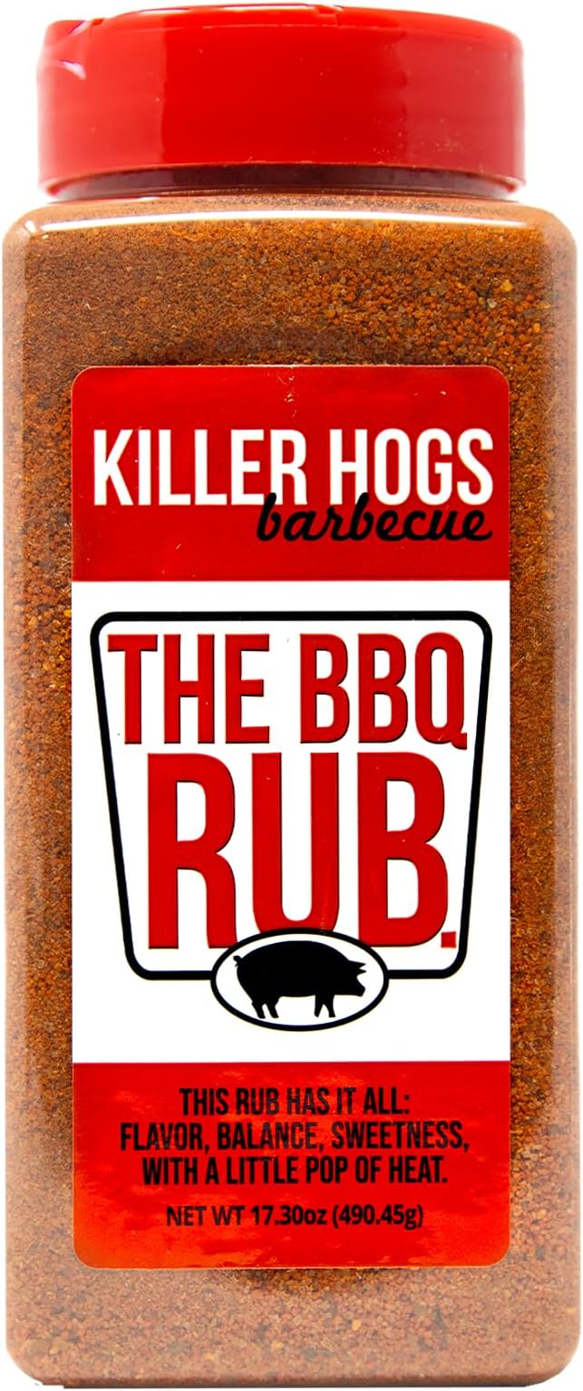 Killer Hogs The BBQ Rub | Championship Grill Seasoning for Beef, Steak, Burgers, Pork, and Chicken | 17.3 Ounces