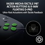 Razer Wolverine V3 Pro 8K PC Contrôleur de jeu sans fil: 8000 Taux de sondage Hz - TMR Poutrelles avec bouchons swappables - Jusqu'à 36 Batterie Hr - 6 Boutons remappables - Déclencheurs rapides - Dossier - noir