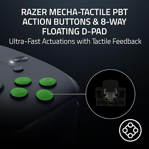 Miniatura 7 de Controlador de juegos Razer Wolverine V3 Pro 8K PC inalámbrico: tasa de sondeo de 8000 Hz - Palancas TMR con tapas intercambiables - Hasta 36 horas