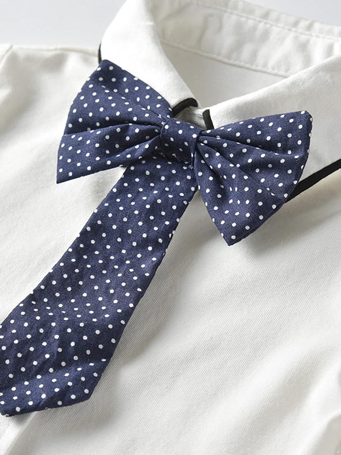 Alvivi Infant Baby Boys 3Pcs Gentleman Tuxedo Suit Bowtie Tops + Waistcoat + Elastic Waist Pants Fall Outfit