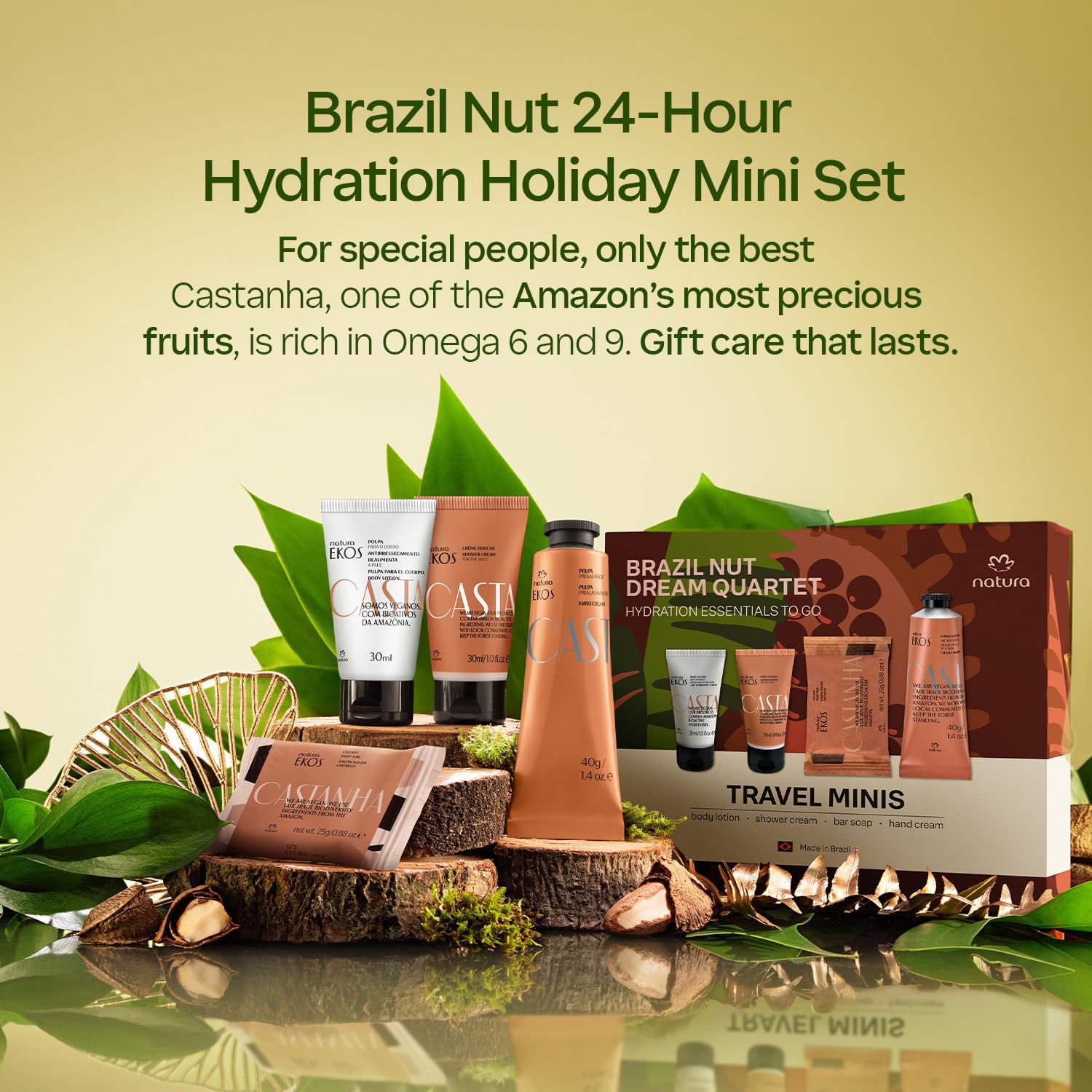 Amazon.com : natura - Brazil Nut Dream Quartet Minis Set (4 Travel