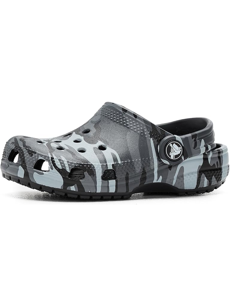 Navy Crocs Classic Camo Clogs (Toddler)