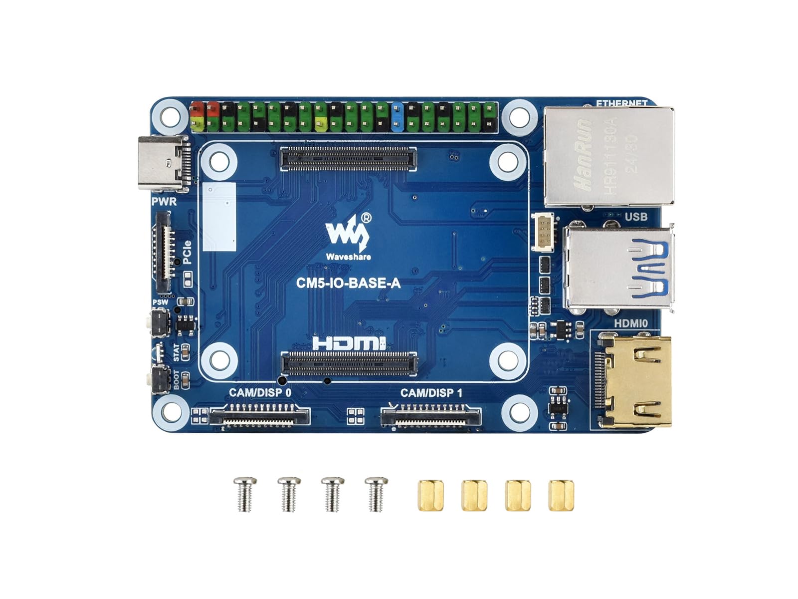 Mini Base Plate for Raspberry Pi CM5 Lite/eMMC Series, Compute