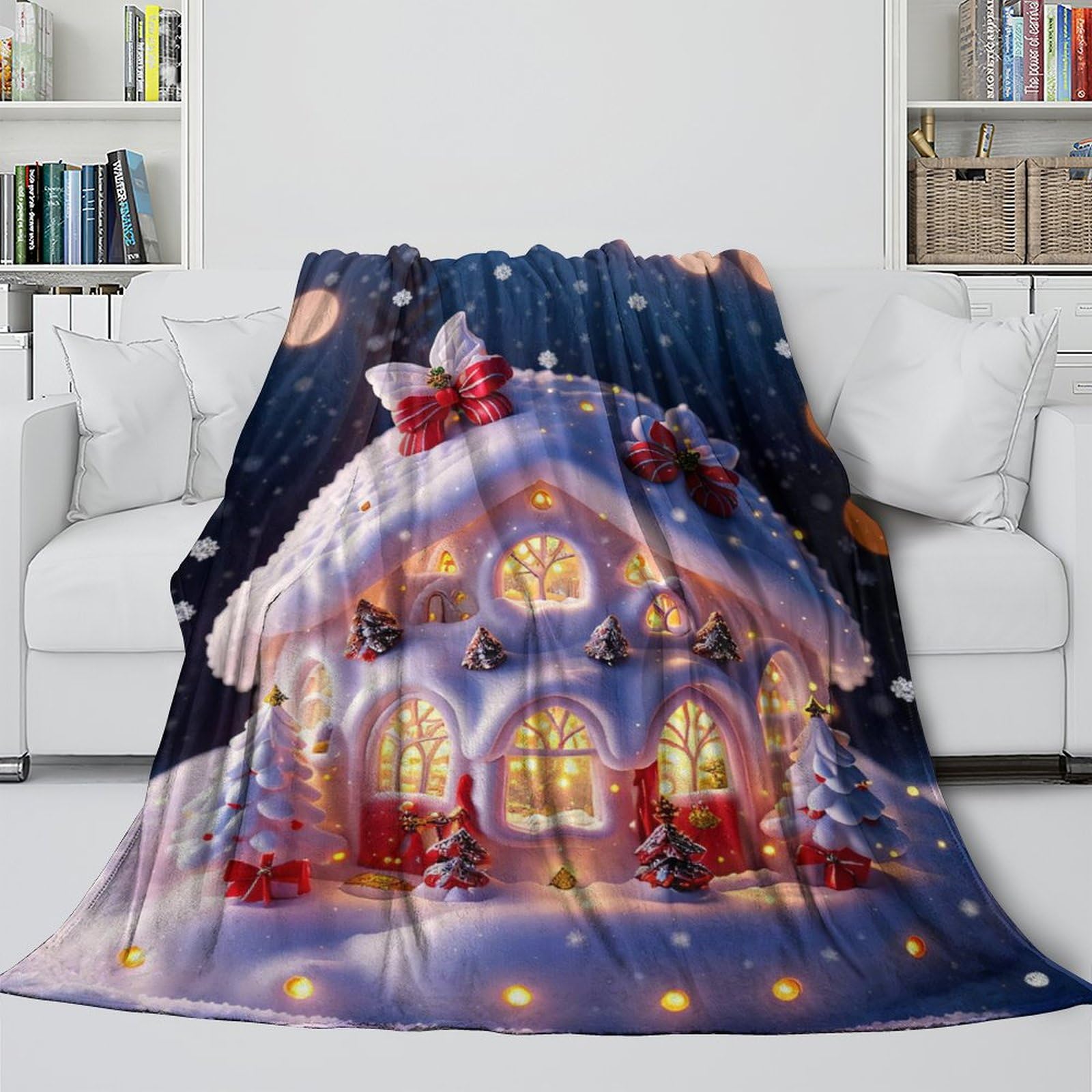 Joyloce Police Fleece-Überwurfdecke – 152 X 127 Cm, Superweich, 3D-Druck, Für Couch & Bett (Polizei-Design)