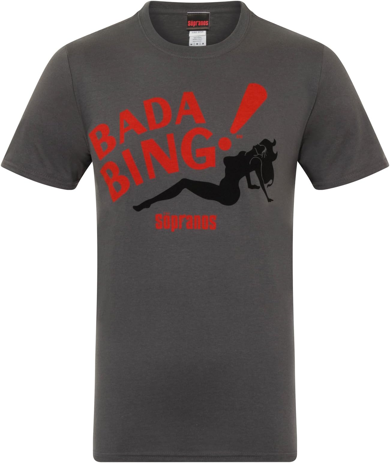 The Sopranos Official HBO Gift Mens Bada Bing T-Shirt XL