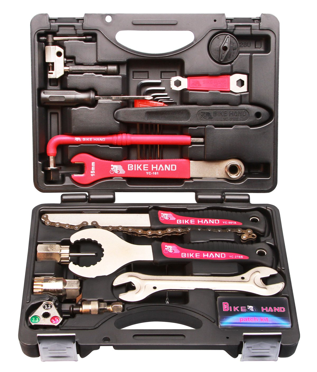 otgerlensker products Universeller 25 TLG. Fahrrad Werkzeugsatz + Drehmomentschlüssel 1/4 Zoll 10-50 Nm
