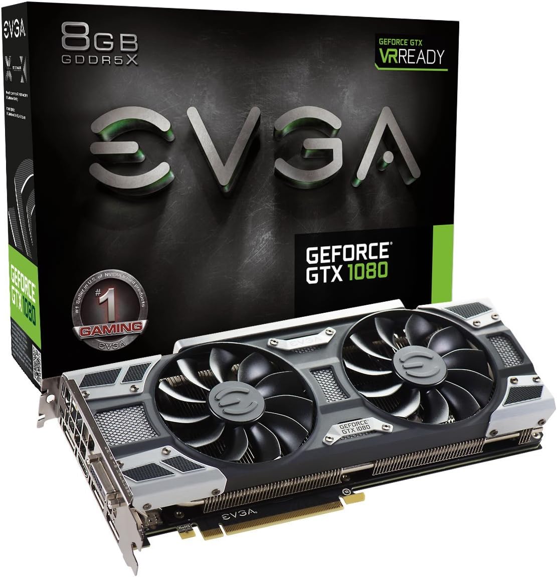 GeForce GTX 1080 GAMING ACX 3.0, 8GB GDDR5X, LED, DX12 OSD Support (PXOC) Graphics Card 08G-P4-6181-KR