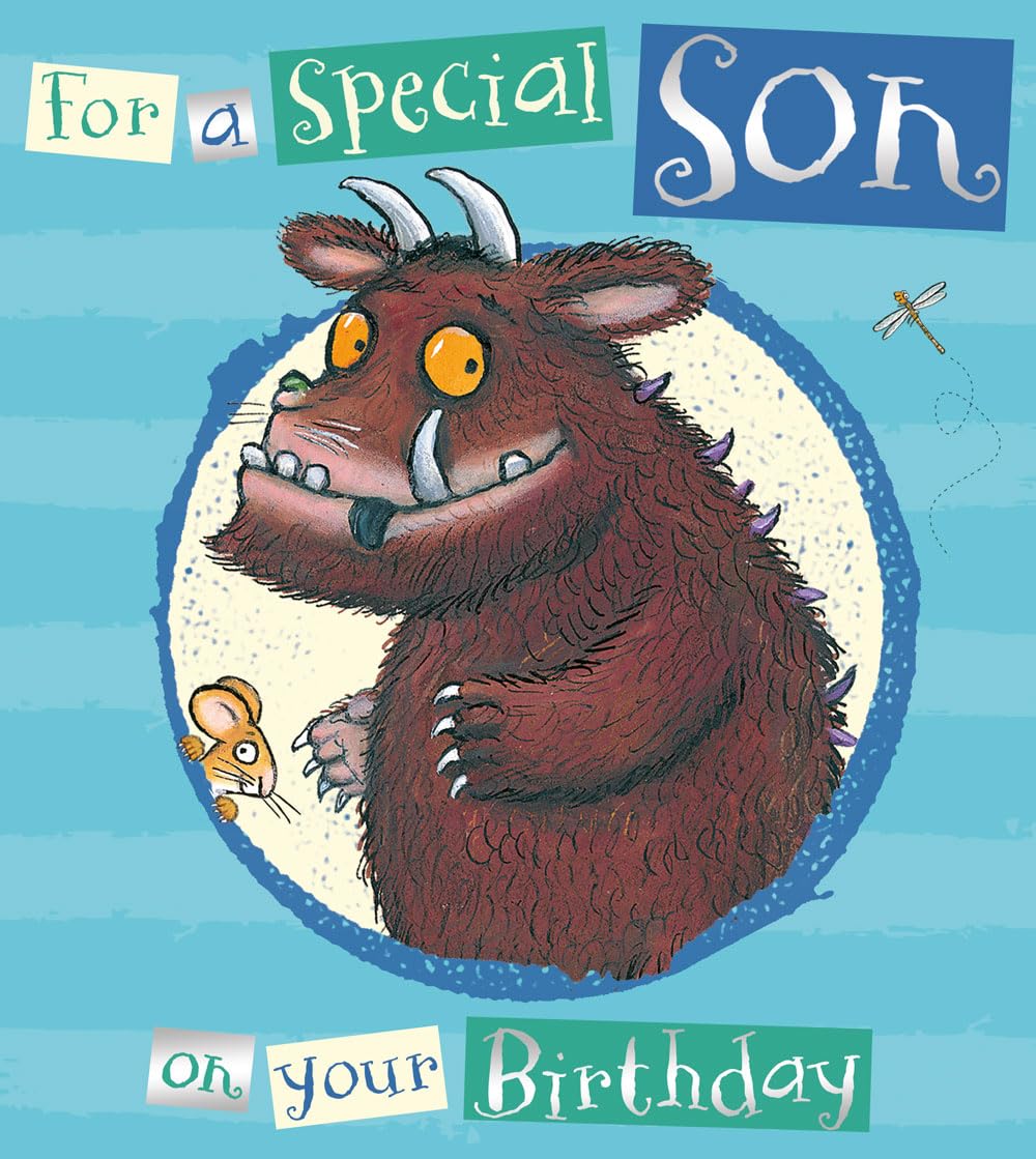 THE GRUFFALO SON BIRTHDAY CARD