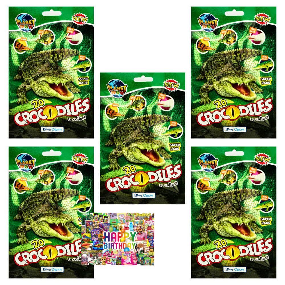 Blue Ocean Crocodiles Sammelfiguren 2025 - Planet Wow Figur - 5 Tüten