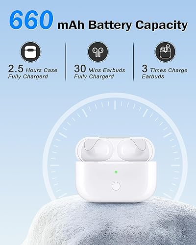 Miniatura 6 de Jinstyles Funda de carga inalámbrica compatible con Air Pod Pro de 1 y 2 generación