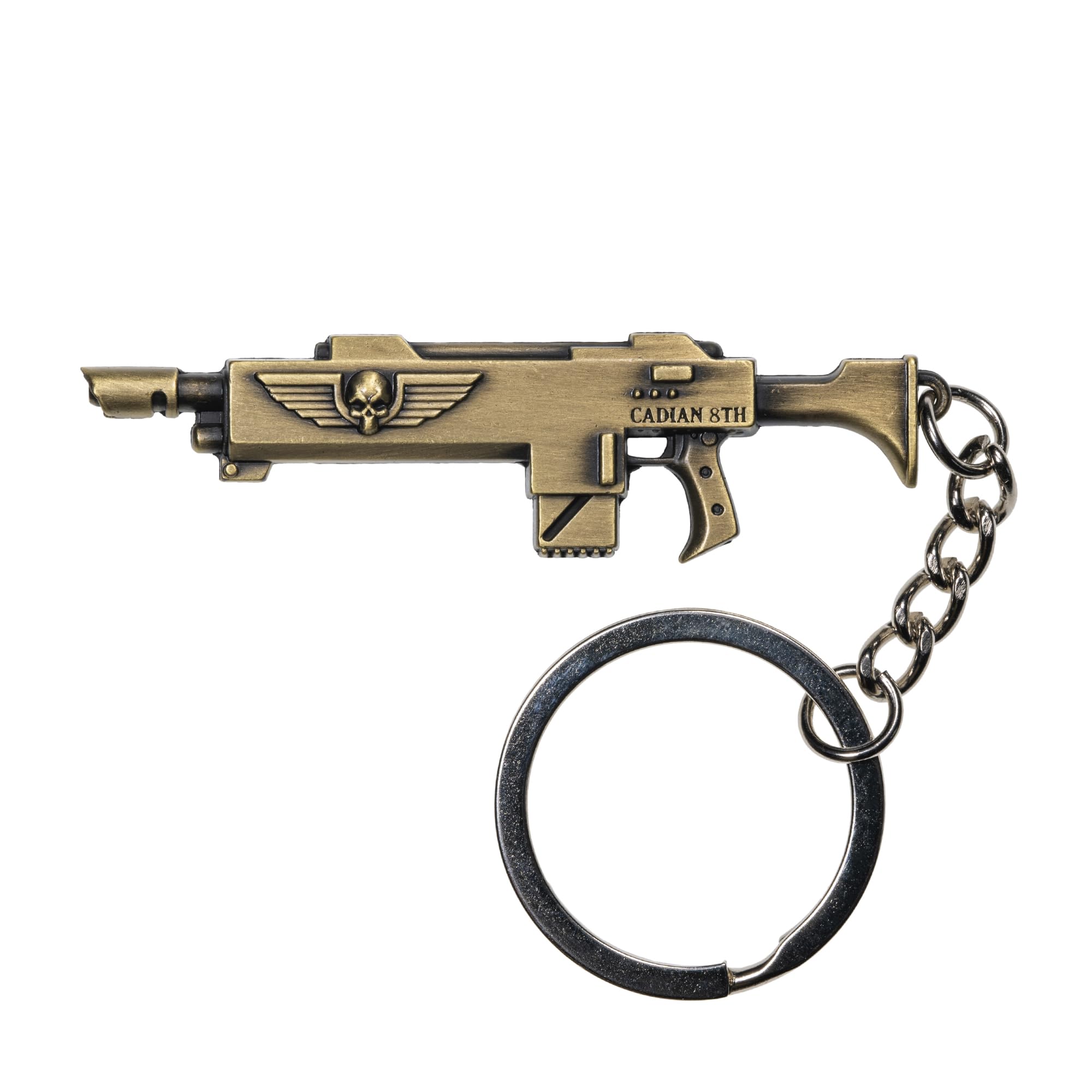 Starforged Men's Astra Militarum Lasgun Keychain Warhammer 40K Imperial Guard