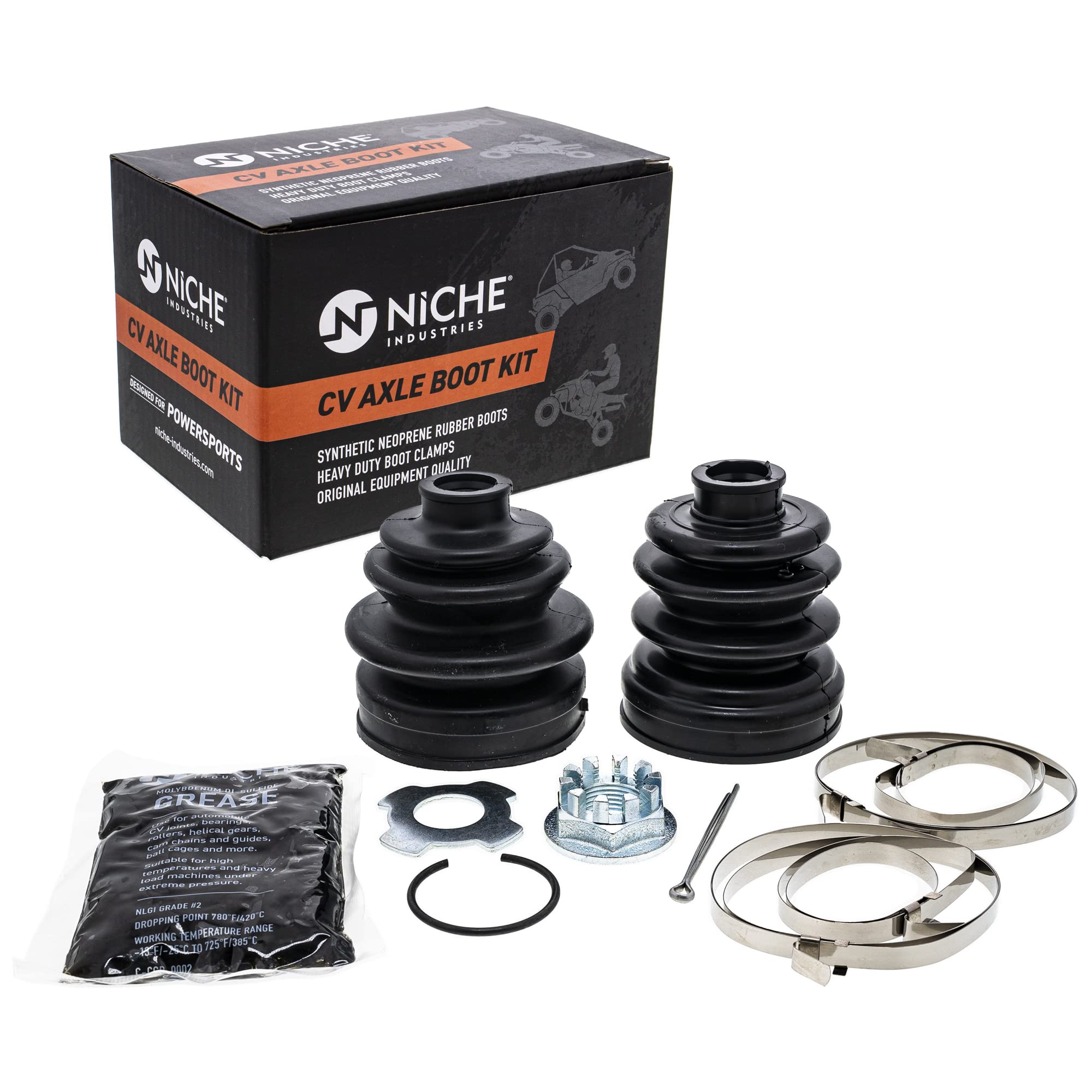 SUMO01専用 Amazon.com: NICHE Rear CV Axle Boot Kit For Suzuki King Quad 700