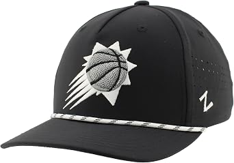 ZHATS NBA Unisex-Adult NBA Officially Licensed Rope Hat Snapback Performance Black