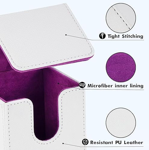 Miniatura 9 de ZLCA MTG Commander - Caja de cartas para cartas intercambiables, caja de cubierta MTG Commander con capacidad para más de 120 unidades, funda de