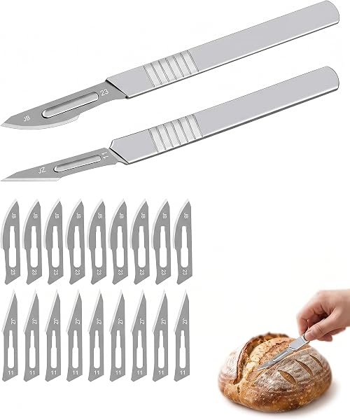 RAVNIX cortadores de pan de aluminio con 20 hojas