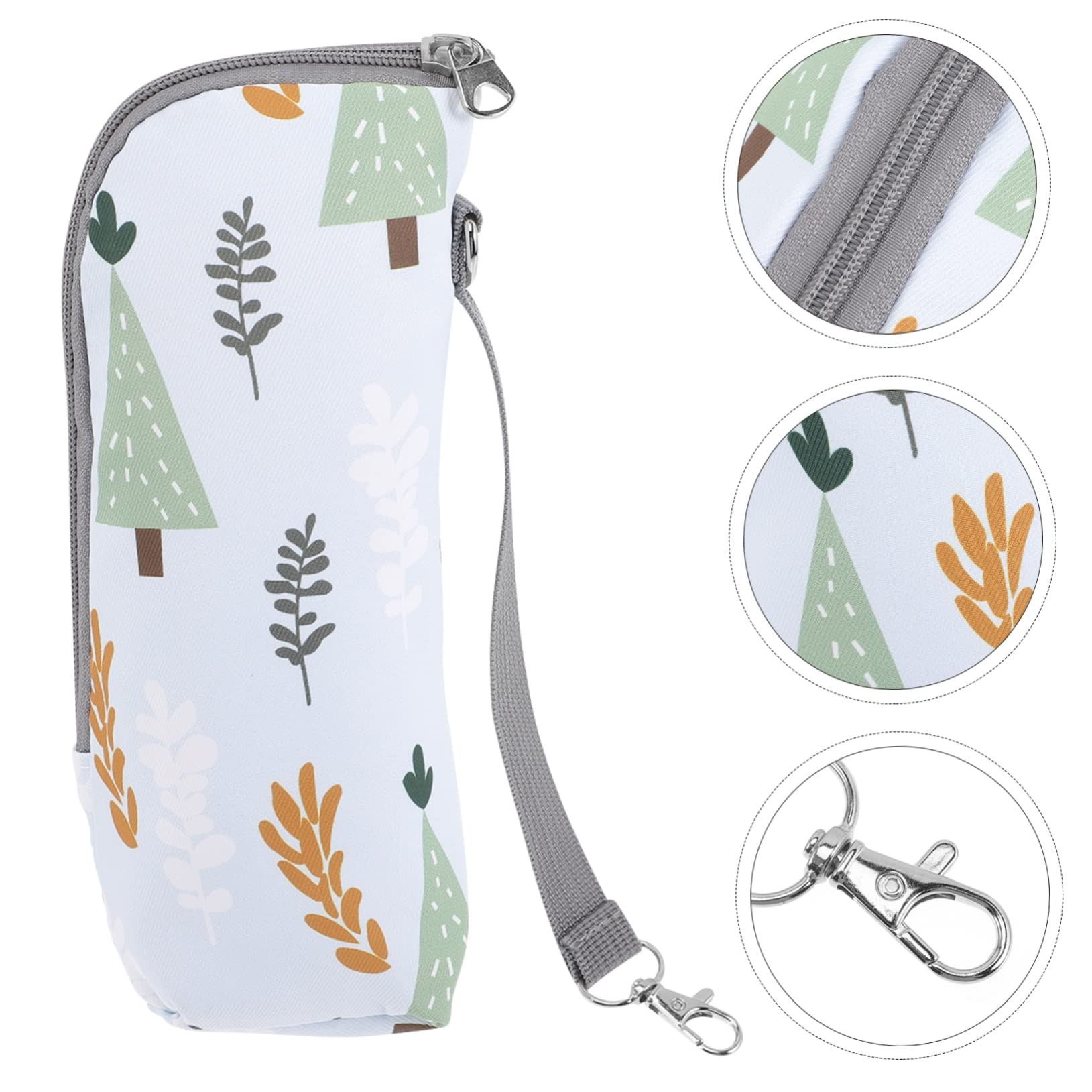 5piezas Bolsa Térmica para Biberones De Viaje Soporte Portátil De Mamá Aislamiento Eficaz para Mantener Temperatura Diseño Cremallera y Asa para Salidas Bebés