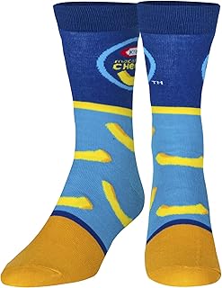 Crazy Socks – Fun Food & Snack Novelty Crew Socks – Takeout & Fast Food Styles – Unisex Large Comfy Gift Socks