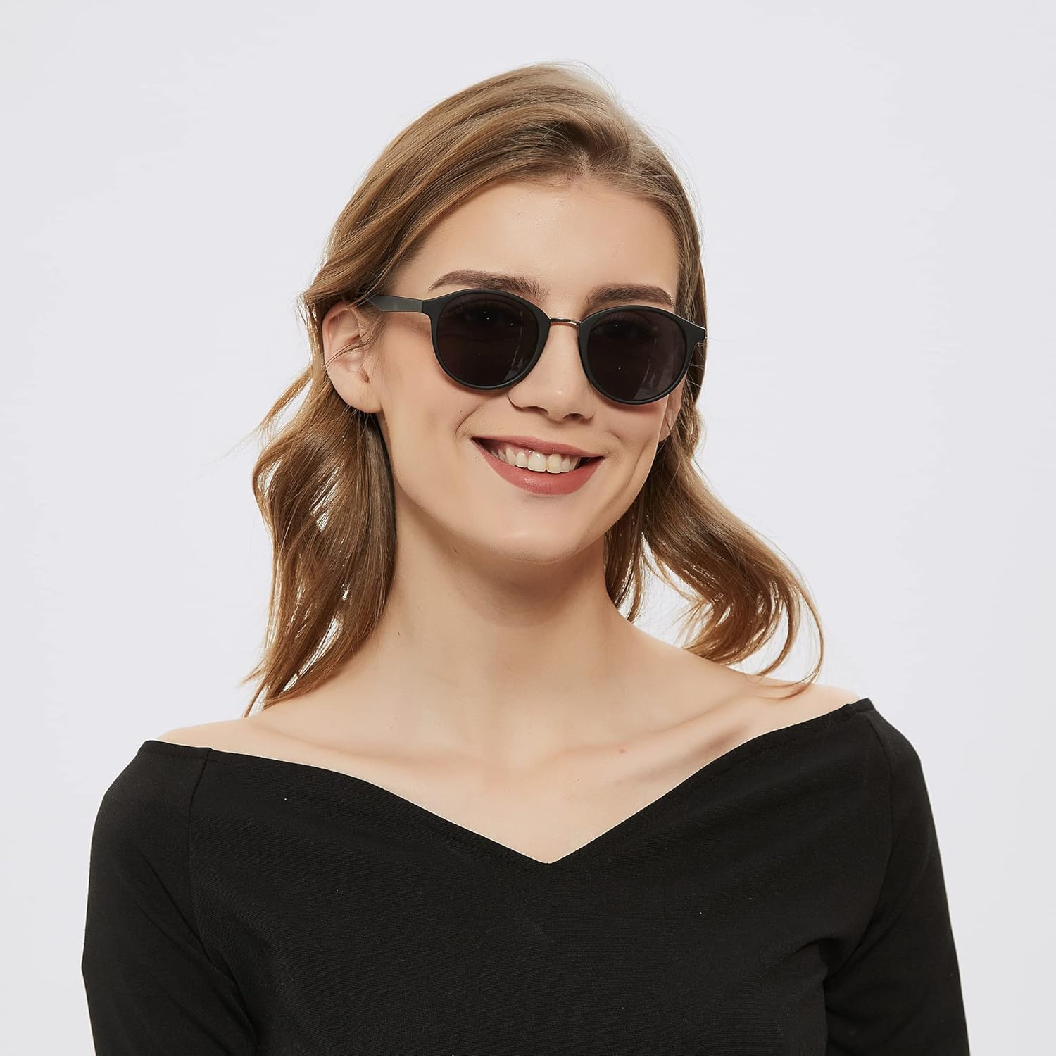 ZENOTTIC Bifocal Reading Sunglasses Round Classic UV Protection Sunglasses Readers Outdoor Reading Glasses for Men and Women - Image 2