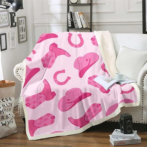 Miniatura 7 de Manta Sherpa estilo granja occidental tamaño Queen de 90 x 90 pulgadas, color marrón, manta de forro polar azteca bohemio para niños, adultos y