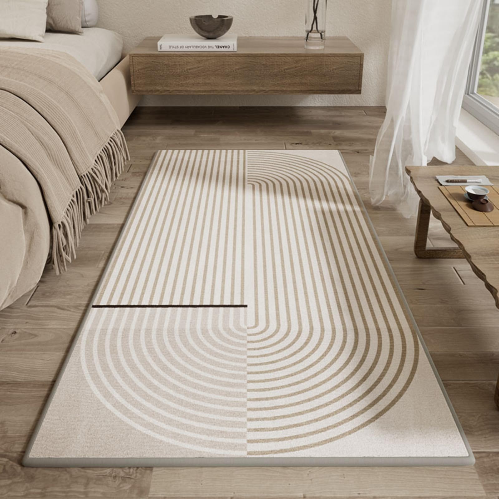 Tapis de chevet épais anti-froid au sol : fini les pieds gelés dans la chambre
