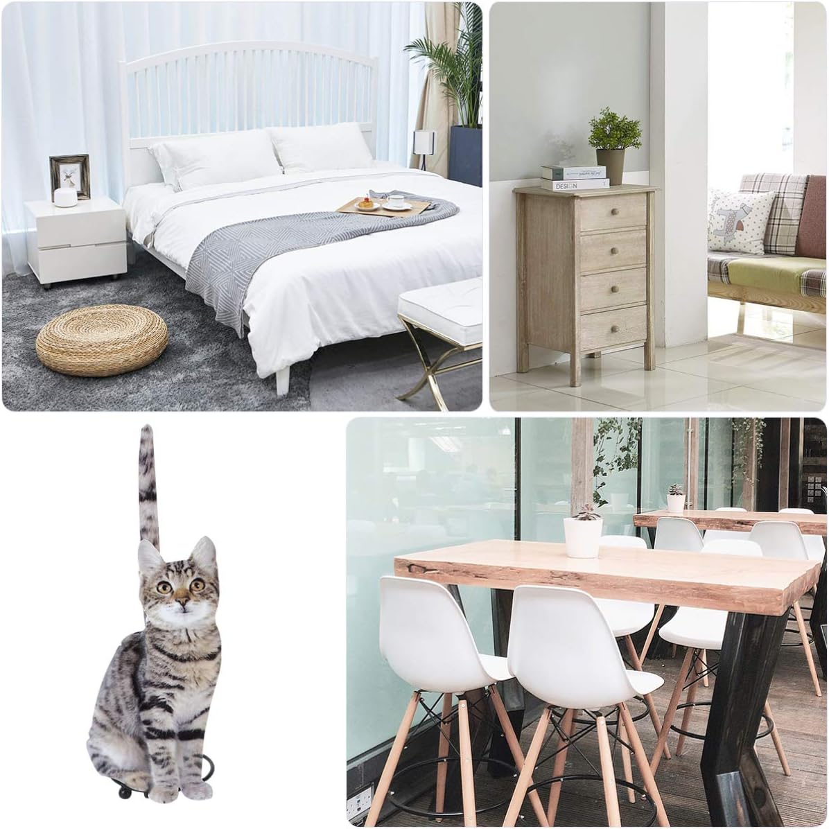 Cabilock Cat Paper Towel Holder Countertop Paper Towel Holder Cat Kitchen Roll Holder Towel Dispenser for Kitchen