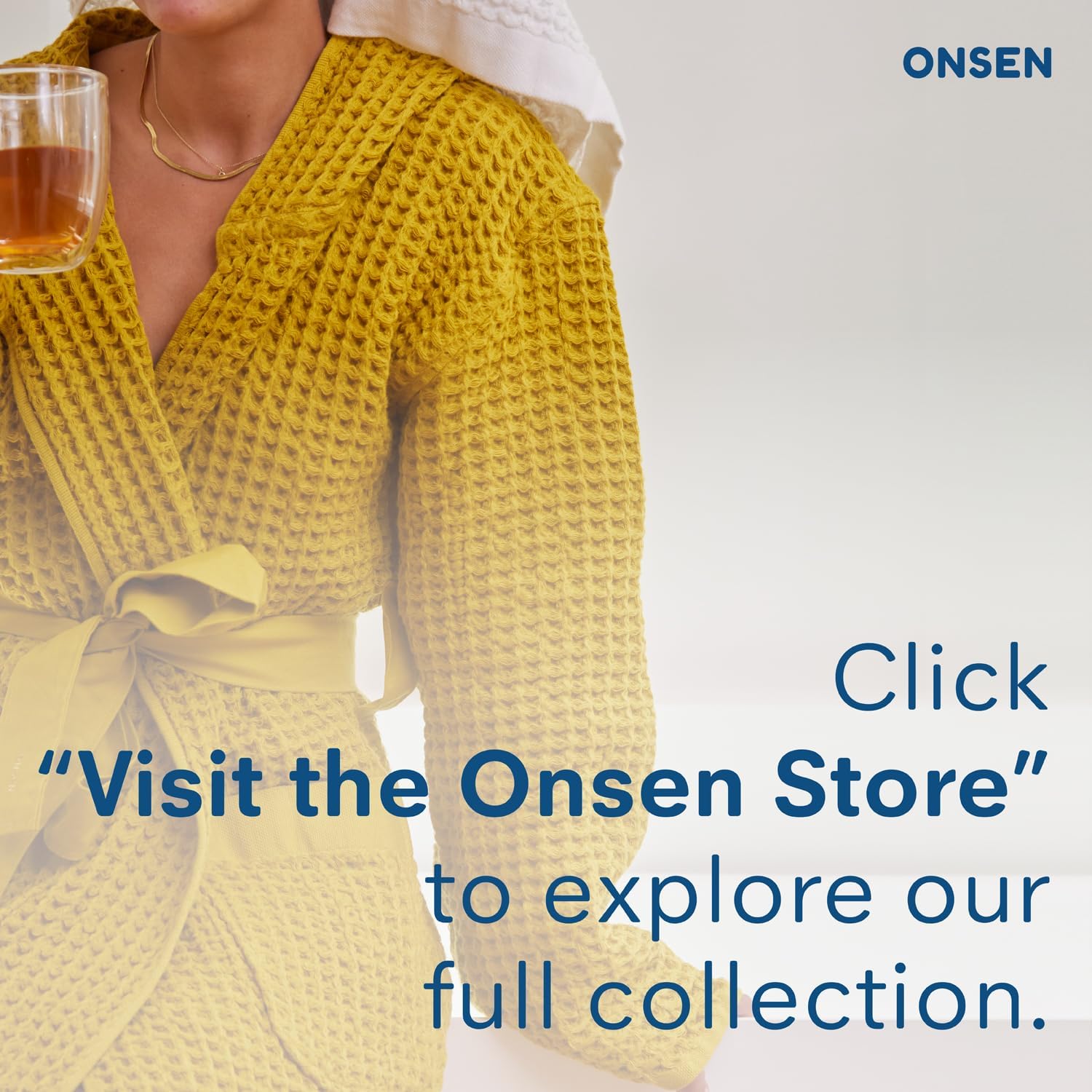 ONSEN Waffle Bath Sheet Set – 3-Piece Cotton Bundle with Bath Sheet, Hand and Face Towels – Lightweight, Quick Dry, and Absorbent – Ideal for Bathroom, Gym, Guest Use – Oatmeal