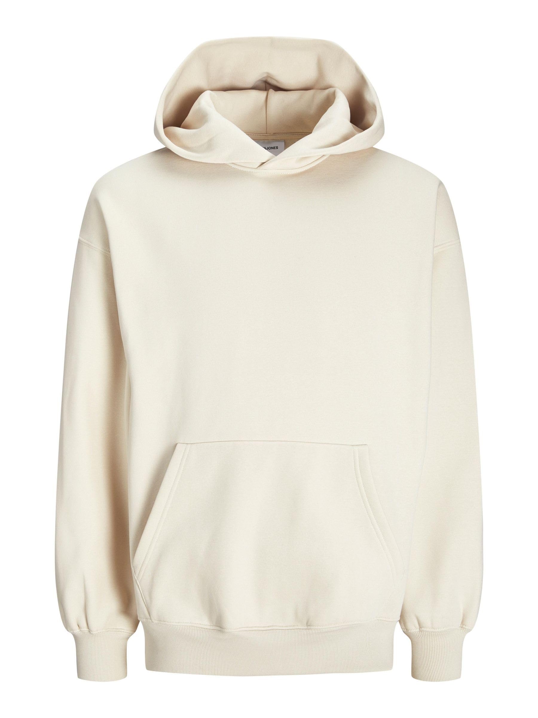 JACK & JONES Men's Jjeurban Edge Sweat Hood Noos Sweatshirt, Moonbeam, XXL