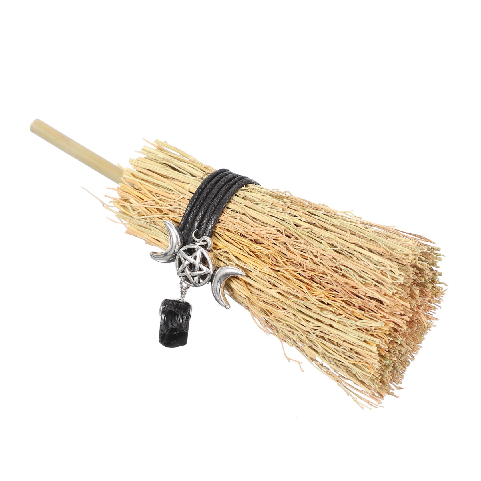 Garneck Halloween Decorations Brooms Mini Broom Witch Broom Ornament Prop for Boys and Girls and Adults