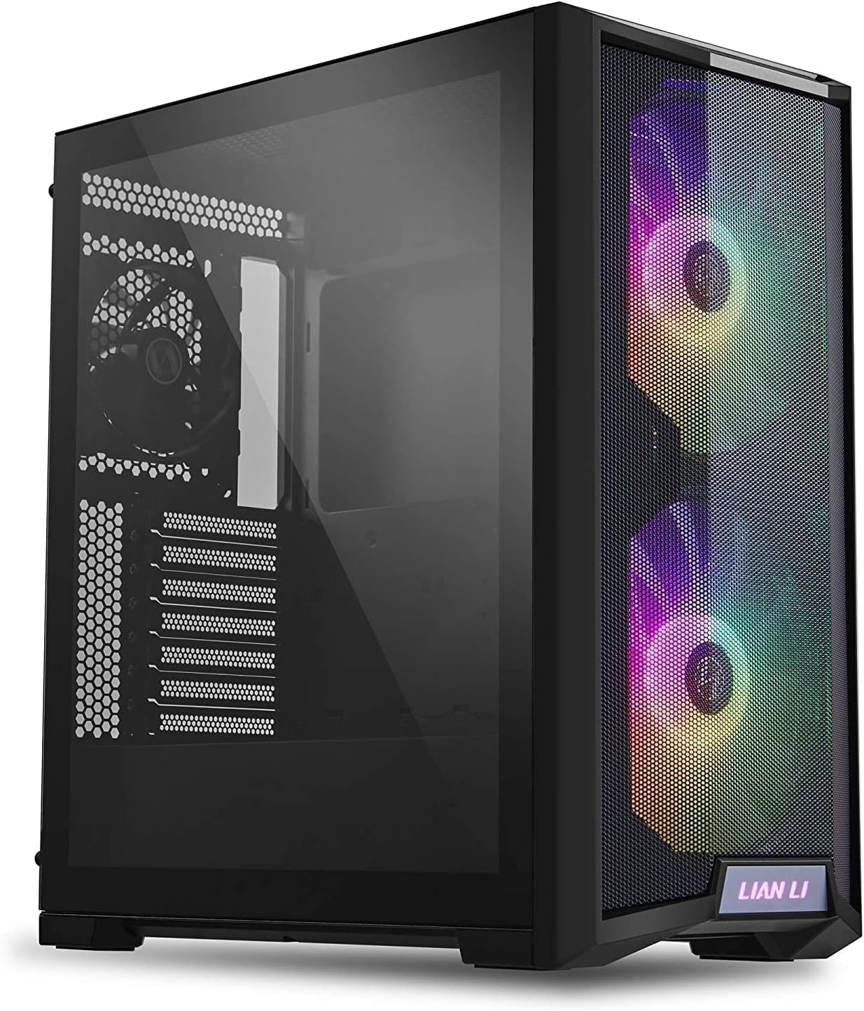LANCOOL 215 Mesh Black Tempered Glass ATX Case -Black Color -LANCOOL 215