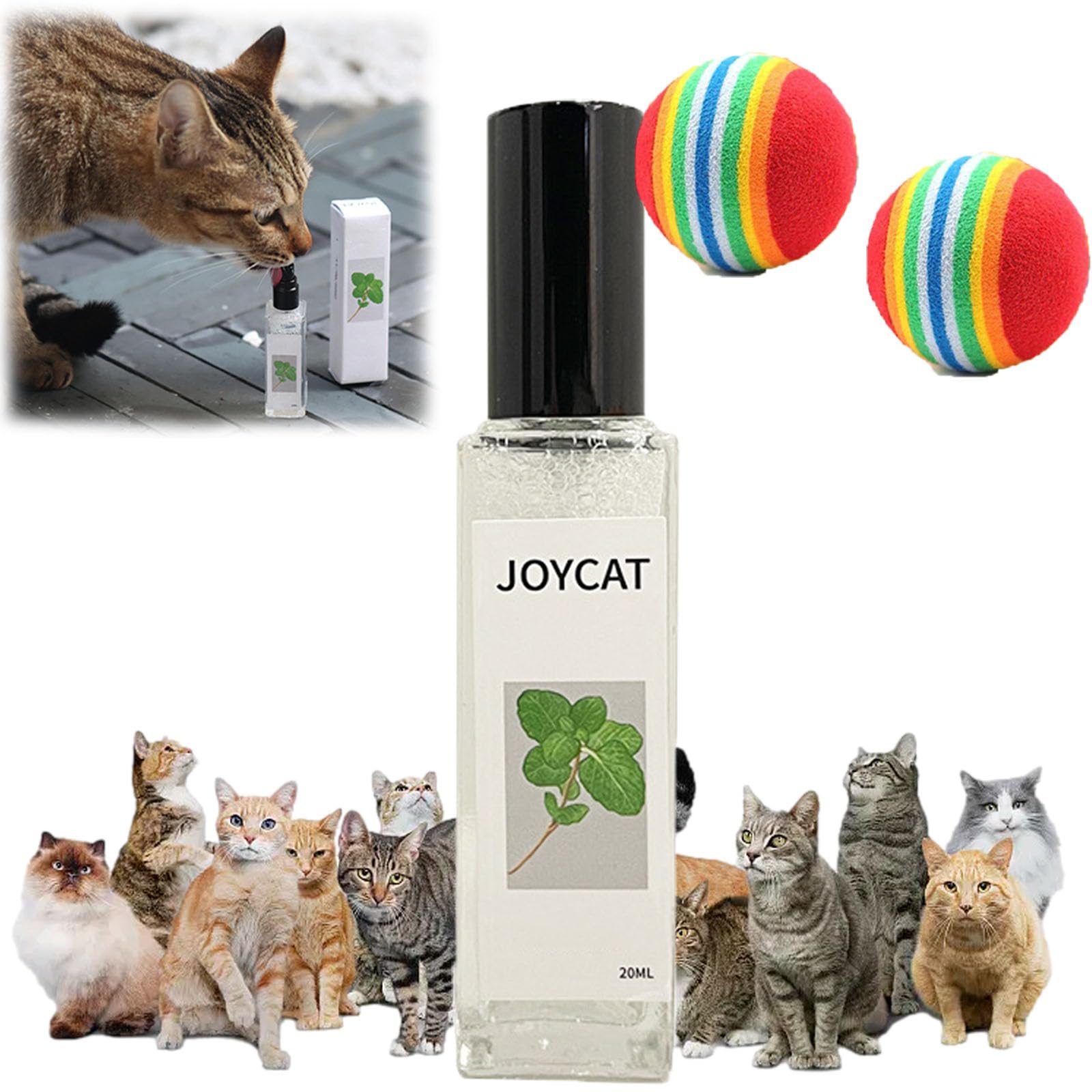 HOPASRISEE Herbal Cat Joy Spray, Herbal Cat Joy, Catnip Spray for Cats, Pets Catnip Spray, Kitty Joy Herbal Cat Joy, Kitty Joy Herbal Spray, Cat Training Spray with Catnip (1PC)