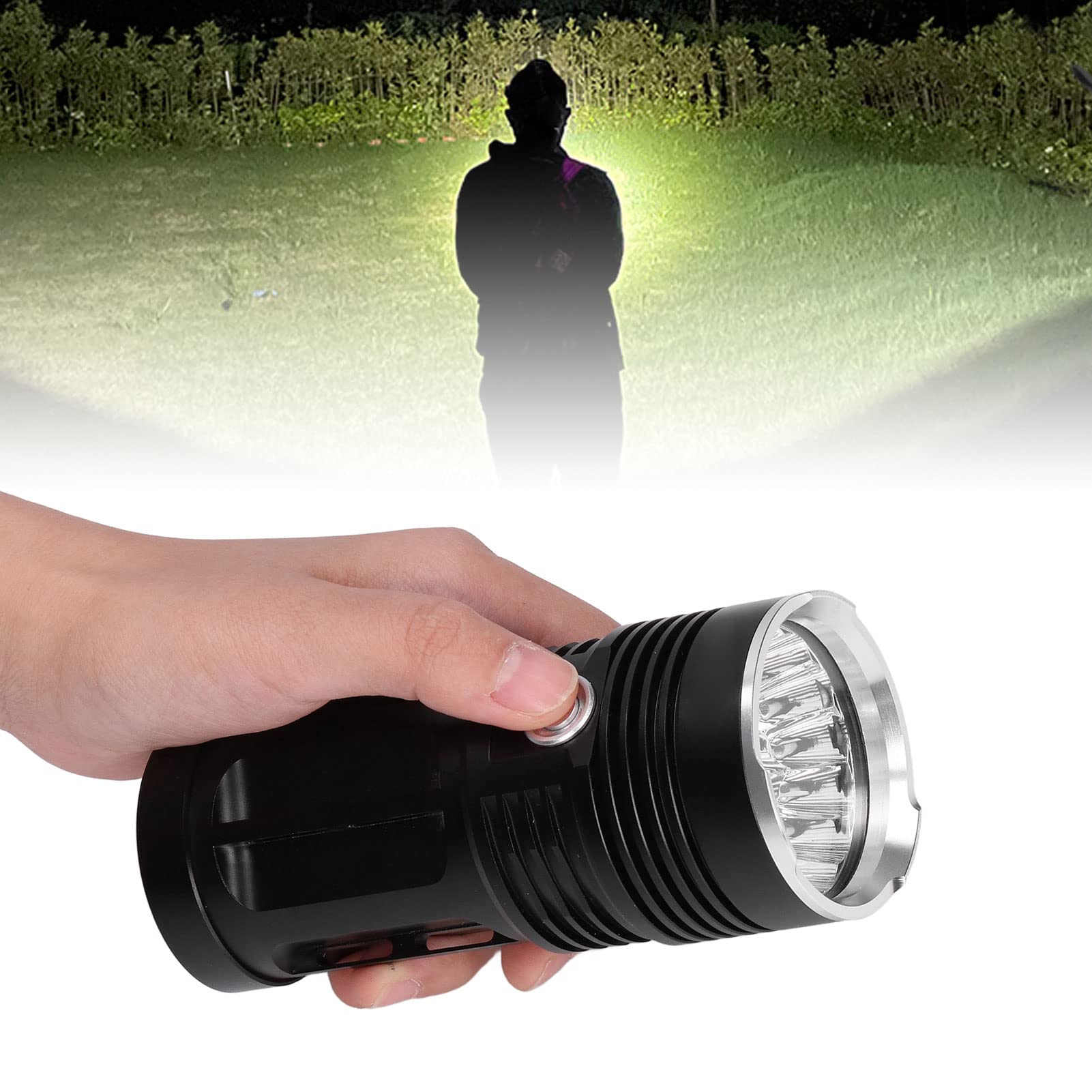Latarka LED 10000 Lumenów, Wodoodporna, Długiego Zasięgu, do Użytku na