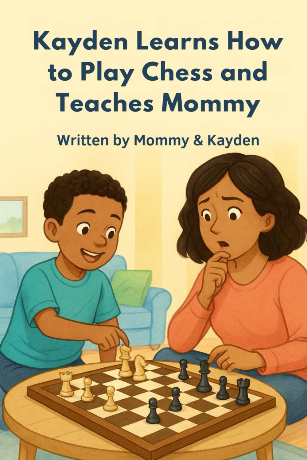 Kayden Learns How to Play Chess and Teaches Mommy