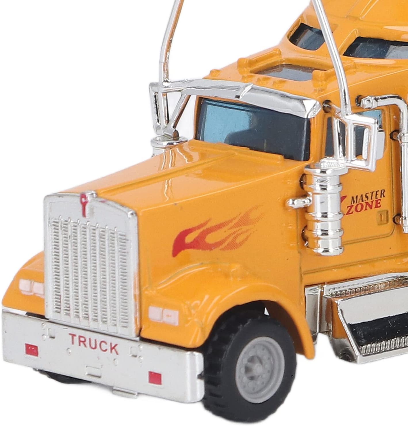 RC Container Truck Toy, 1:65 Scale Die-Cast Alloy Model Tractor Trailer, Educational Vehicle for Kids, Boys and Girls