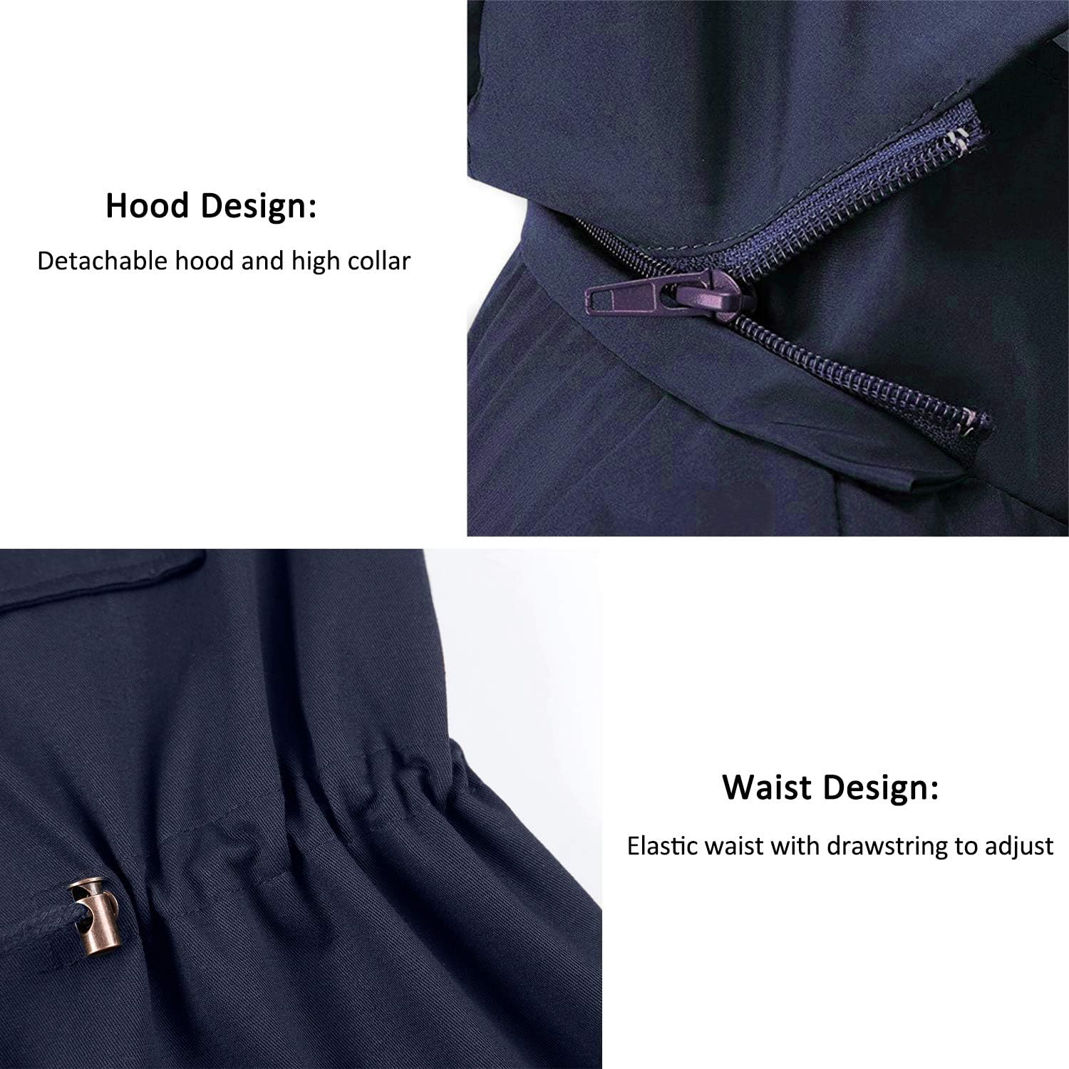 BBX Lephsnt Womens Utility Vest Drawstring Waist Military Sleeveless Jacket - Image 7