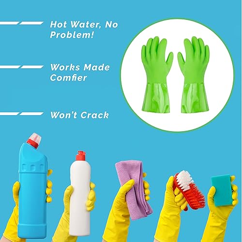Miniatura 8 de Guantes de limpieza True Blues , S, Verde