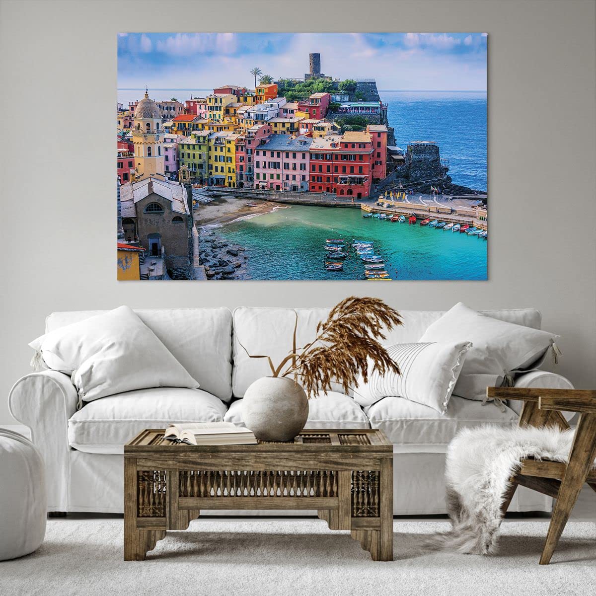 Tableau Toile Basilique De Rome 120x80cm - Décoration Murale Moderne Pour Salon Ou Chambre