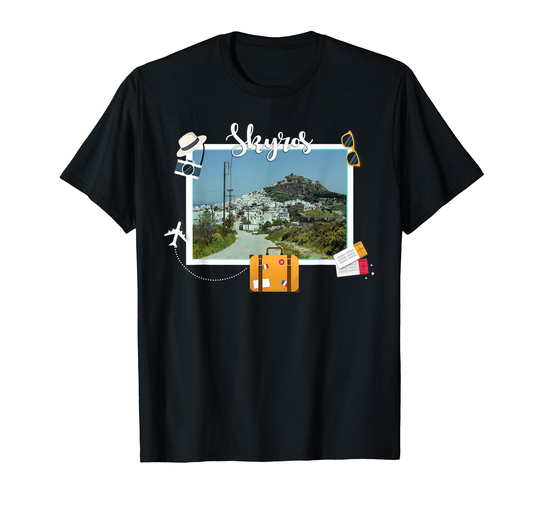 Greece Souvenir Vacation Travel Greece Skyros T-Shirt