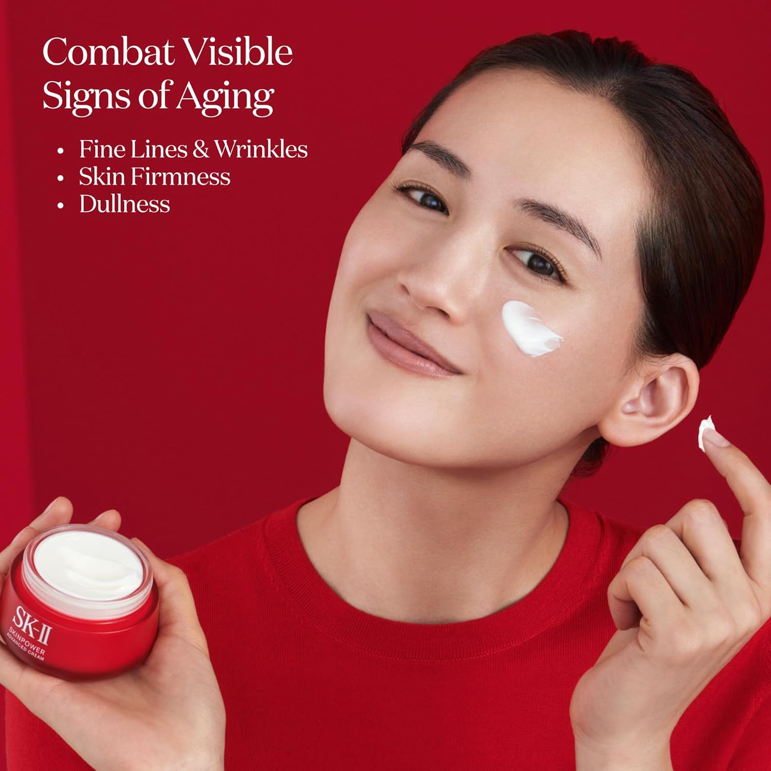 SK-II SKINPOWER Airy Face Cream - Anti Aging Wrinkle Cream for Oily & Dry Skin - Antioxidant-Rich Formula to Help Protect Skin While Improving Firmness & Elasticity